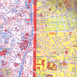 A force d'errer dans les rues, le long des canaux de la ville, j'ai fini par réapprendre son plan que j'oublie toujours, d'une fois sur l'autre. 