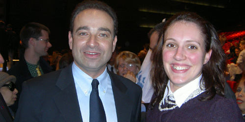 Marie-Florence et un ami