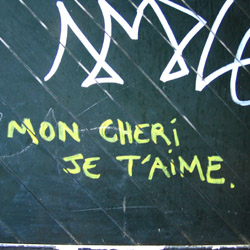 lundi, un internaute inconnu me déclare son amour («voilà, c'est fait, j'aurais regretté») puis se déconnecte.