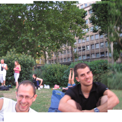 On a fait une fête sur les quais et après j'ai été mauvais joueur. // We had a parti on the river quay and then I was a bad player.