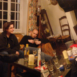 Pendant que Maaxxx surveillait la situation sur le front de la e-drague ycaunaise, on cuisinait un cassoulet. C'était doux et rassurant comme de lancer un feu dans l'âtre.